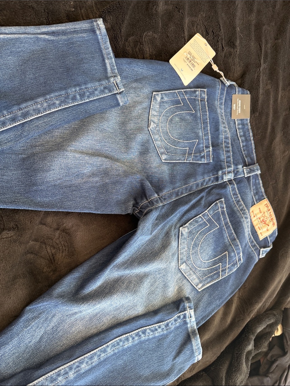 True Religion Dark Blue High-Rise Women's Jeans